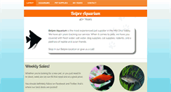 Desktop Screenshot of belpreaquarium.com