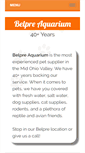 Mobile Screenshot of belpreaquarium.com